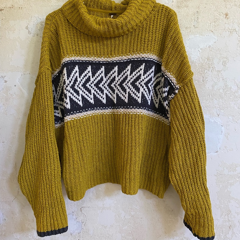 Free People Greater Than Cowl Neck Sweater